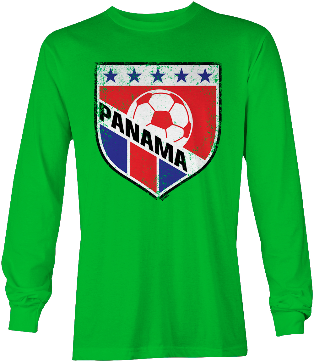 Panama Soccer Badge World Cup futbol football Olympics LS Mens TShirt